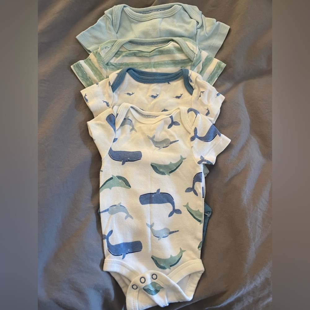 Newborn Cloud Island Onesie Lot